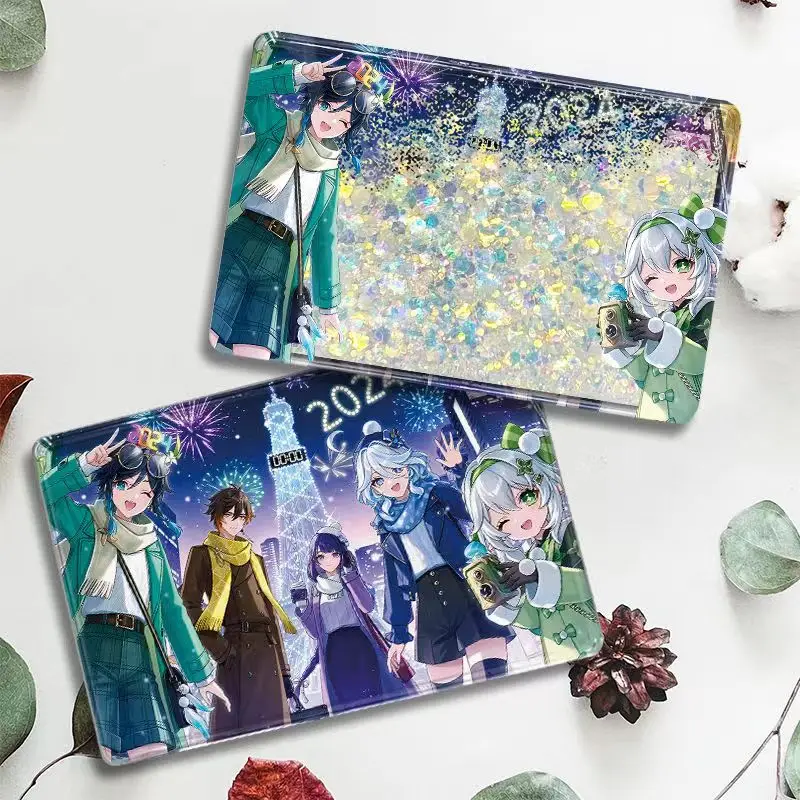 Игра Genshin Impact Merch The Five боги новогодние акриловые украшения Venti Zhongli Beelzebul нахида