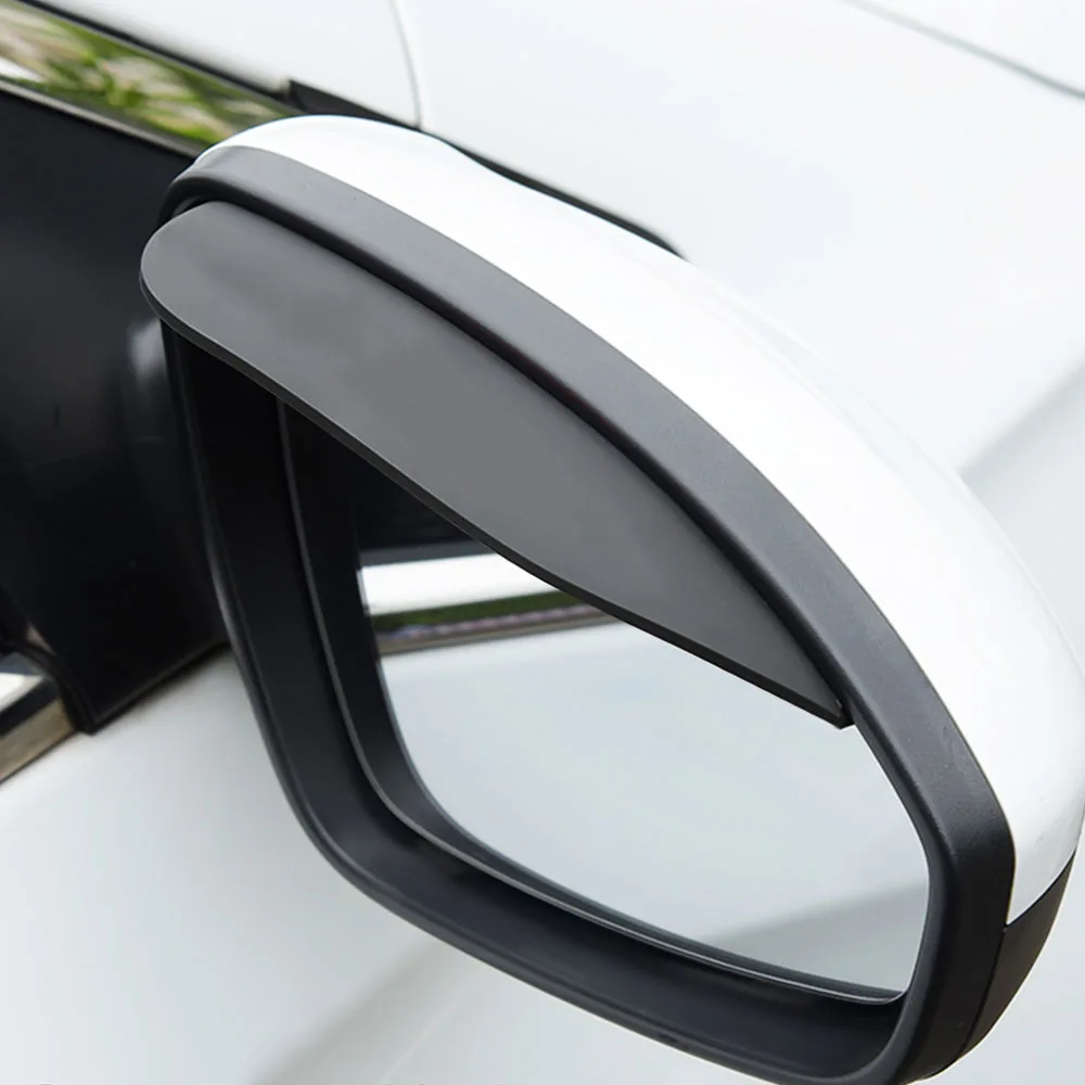 

2Pcs Car Rearview Mirror Eyebrow Rain Cover Exterior Accessories For Ford Focus 2 3 Fiesta Mondeo Fusion Explorer Edge Ecosport