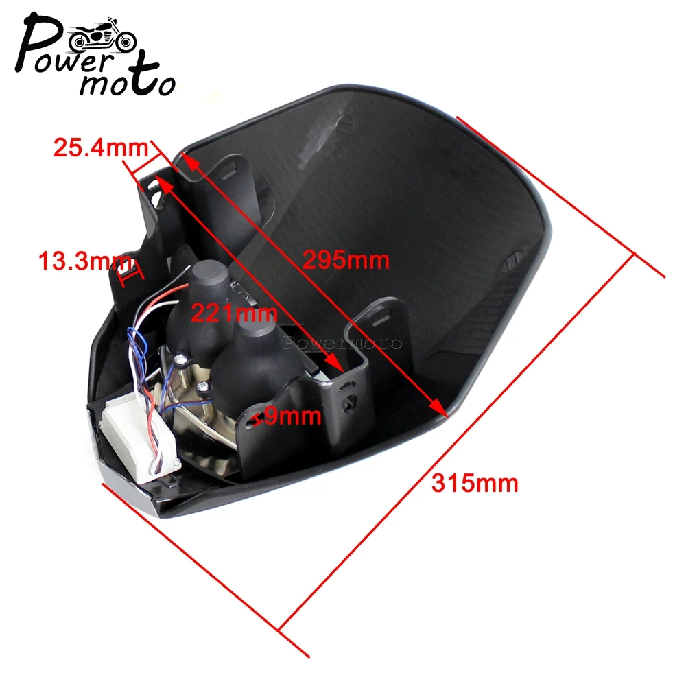 Универсальная мотоциклетная фара Supermoto светодиодная для велосипеда по