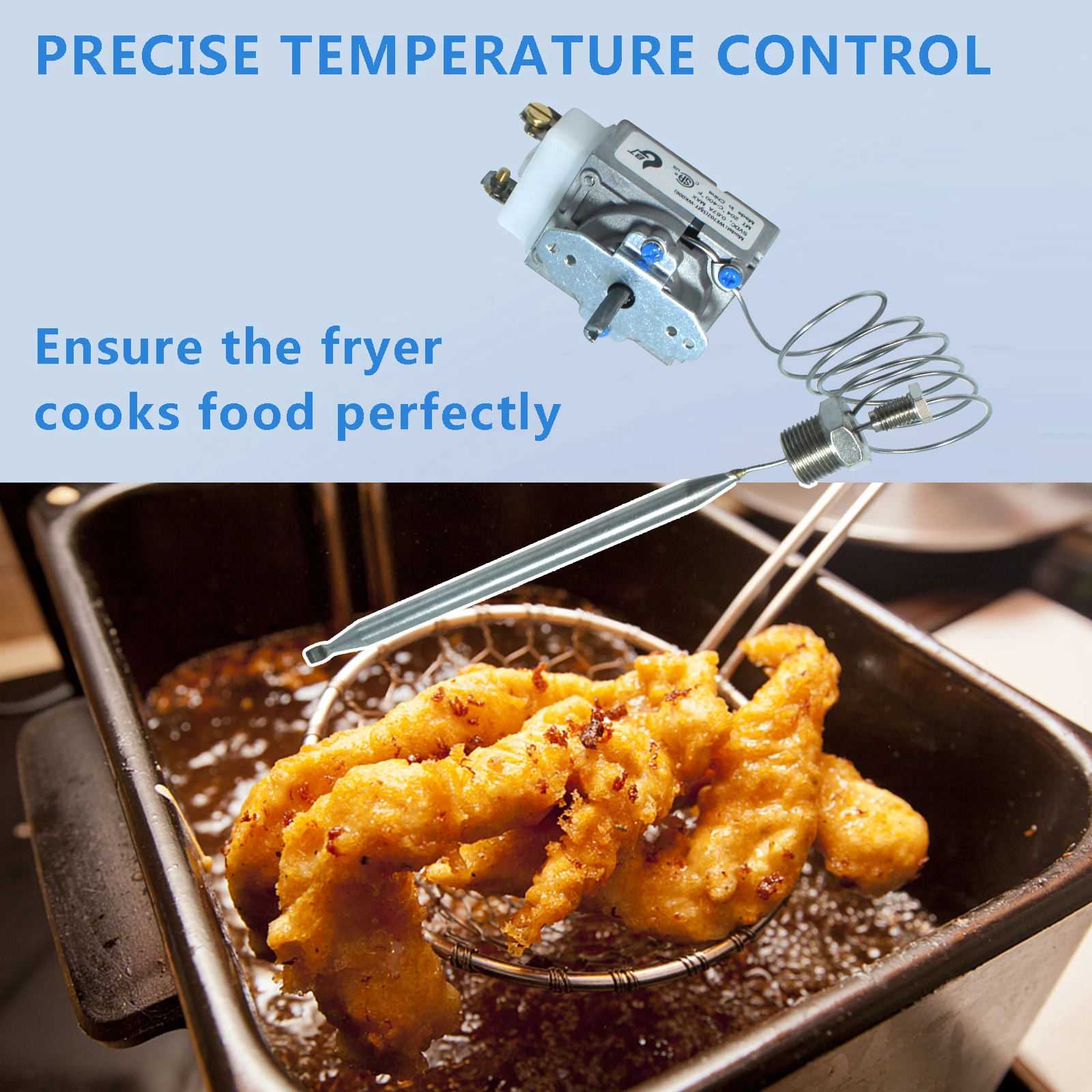 Запасная часть управления термостатом для жарки Robertshaw Model RX-1-36 совместимая с Pitco