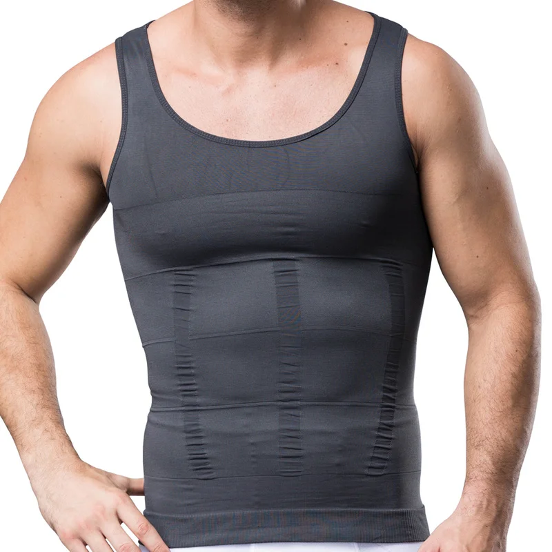 YUFEIDA Slimming Body Shapers Vest Mens Slimming Underwear Body Shaper Men Shaper Vests Body Slimming Tummy Belly Body Shapewear