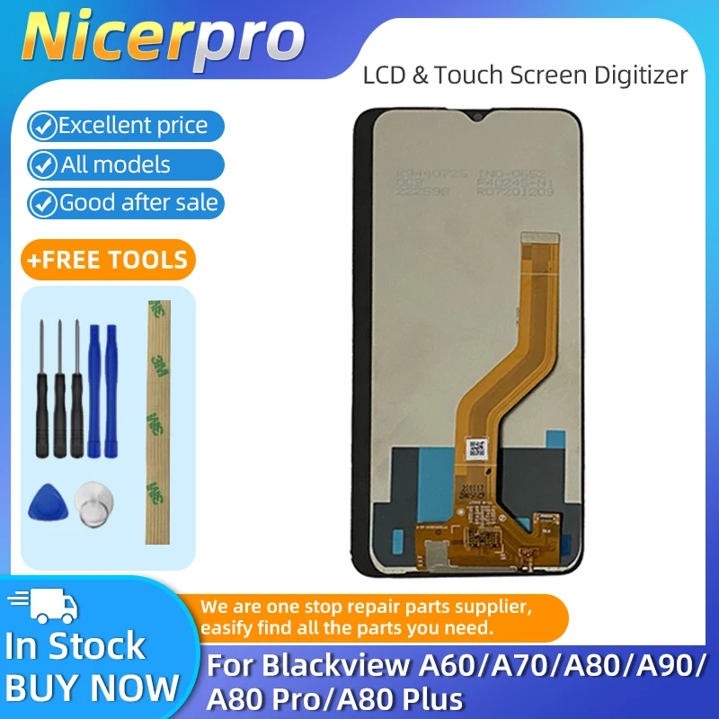 Оригинальный ЖК-дисплей с сенсорным экраном в сборе для Blackview A60 A90 A70 A80 Pro запчасти