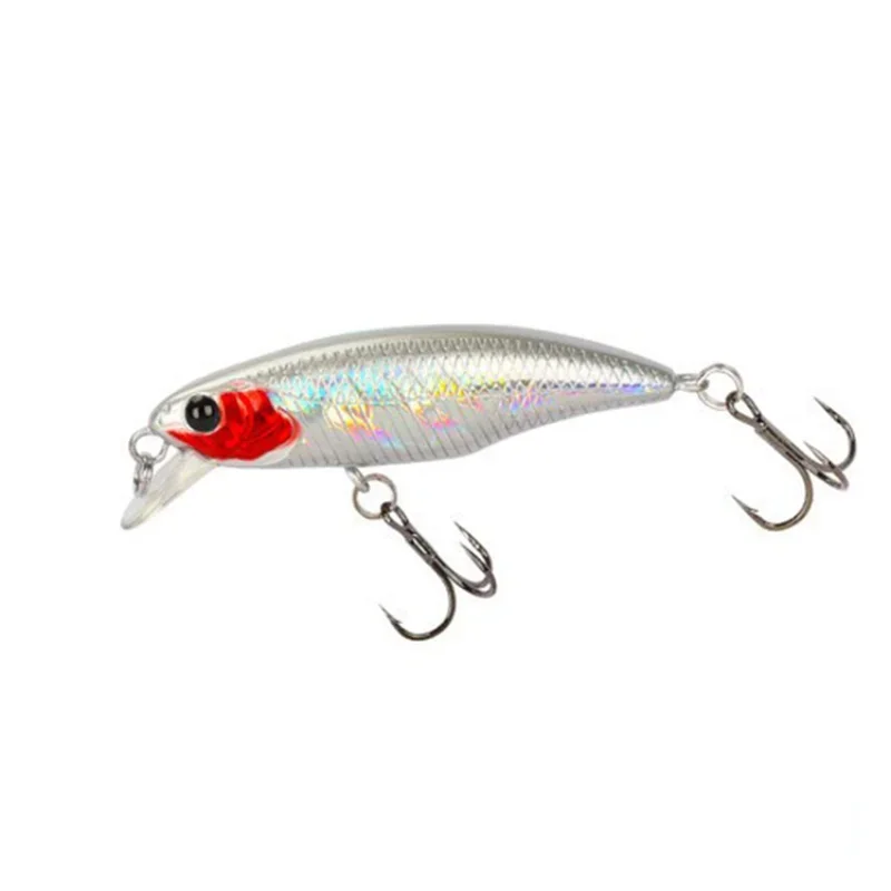 

Mini Sinking Minnow Wobblers Fishing Lures 4.8cm 3.3g Trout Artificial Plastic Hard Bait Jerkbait Crankbait Bass Fishing Tackle