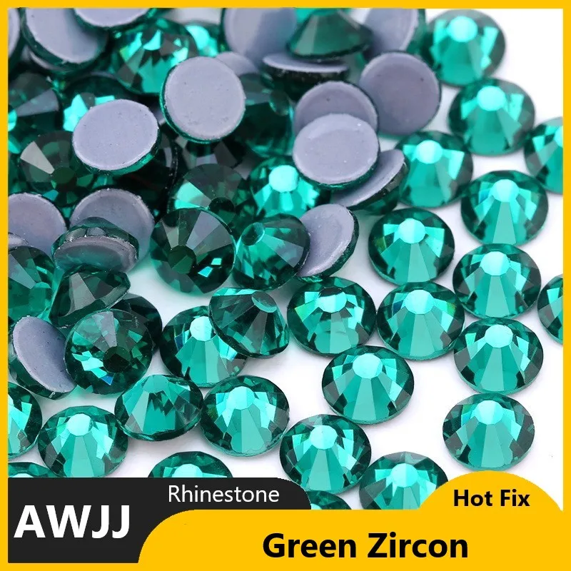 Φ 42 цвета Crystal AB Better DMC горячая фиксация стеклянные стразы