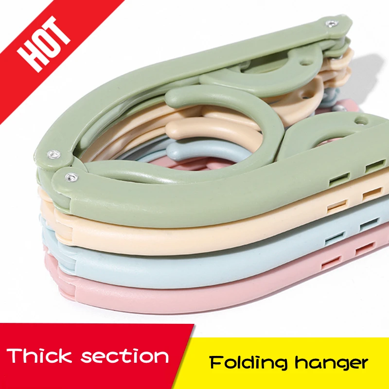 

5/10pcs Set Folding Hanger Drying Rack Clothes Organizer Storage Home Laundry Travel Accessories Outdoor Wardrobe Coat Hanger