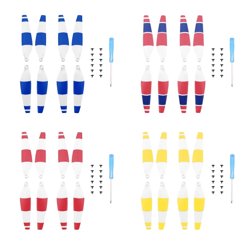 

1 Set Propellers with Screws & Tool, Droens Blades Props Quick Release Paddle Leafs Kit for Mini 3 Pro