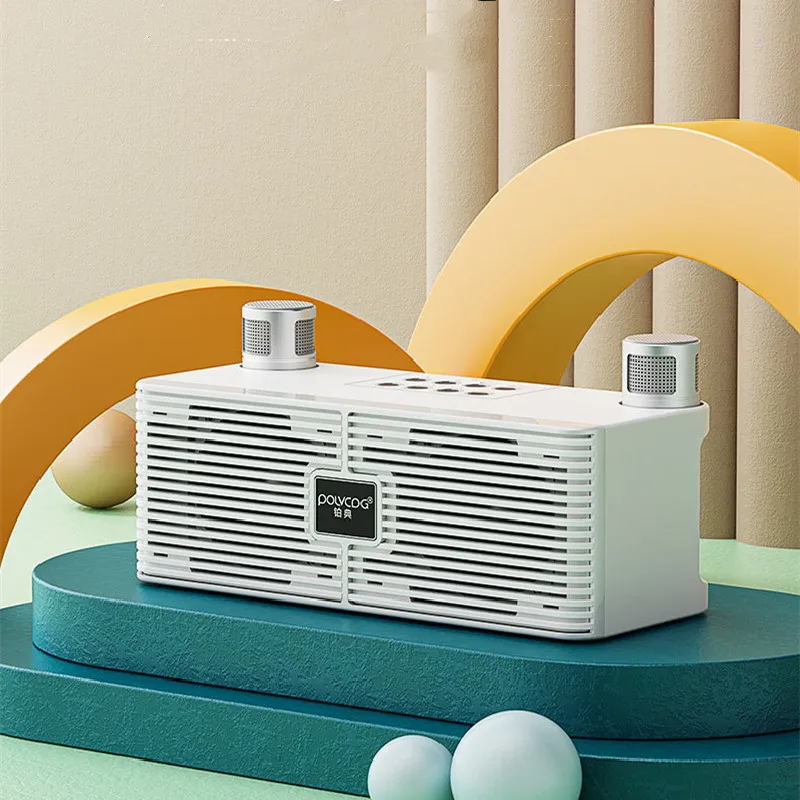 

Family KTV Wireless Bluetooth Speaker Microphone All-in-one Karaoke Outdoor Box Surround Stereo Portable K Song caixa de som