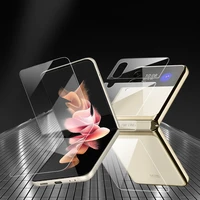 1set 3 in 1 flip3 protective film for galaxy z flip 3 front back side screen protector for samsung z flip3 full protection