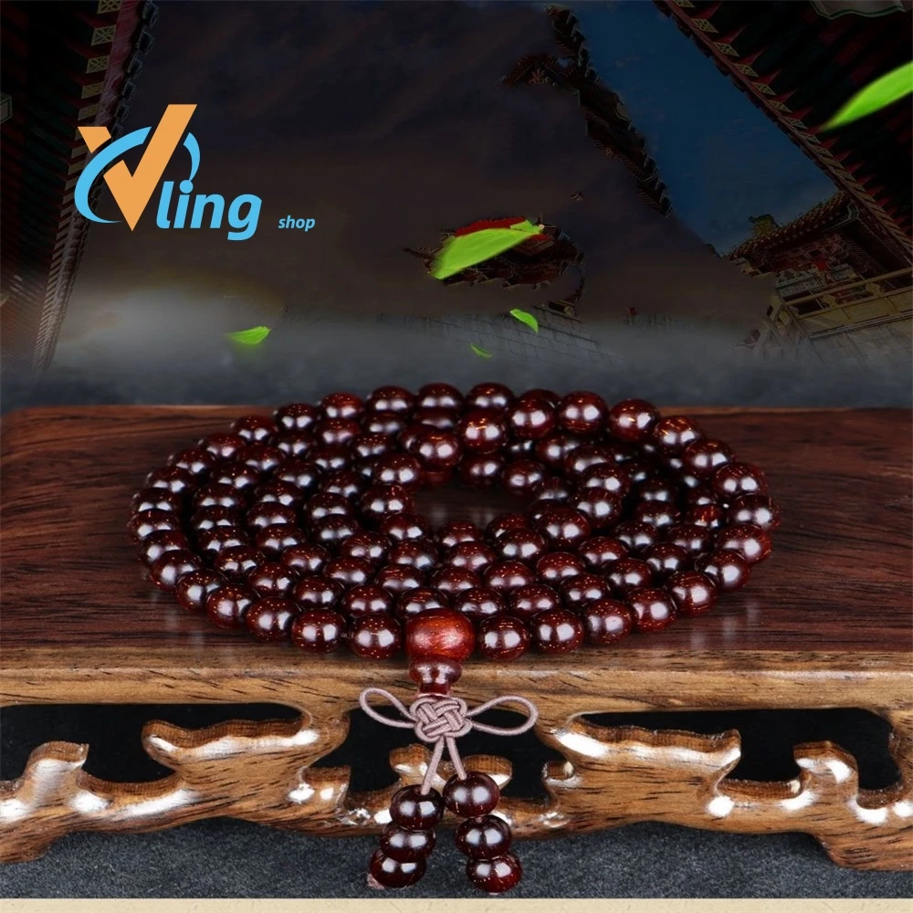 

Natural Lobular Rosewood High Density 108 Beads Trending Products 2022 Nick Young Girls Korean FashionGifts For Couples Bracele
