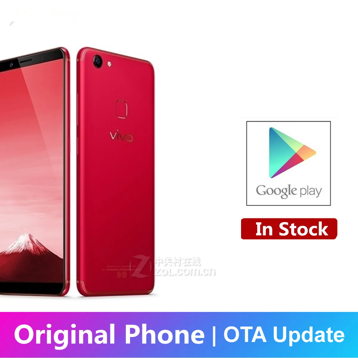 

Mobile Phone Vivo Y75 4G LTE Smart Phone 4GB RAM 32GB ROM Face ID Fingerprint MTK6763 5.7 Screen 16.0MP+13.0MP Android 7.1 GPS