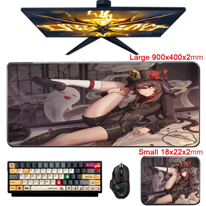 

Genshin Impact Mouse Pad Large Pc Gamer Cabinet Keyboard Table Mats Anime Xiao Desk Mat Computer Gaming Accessories Mousepad Xxl