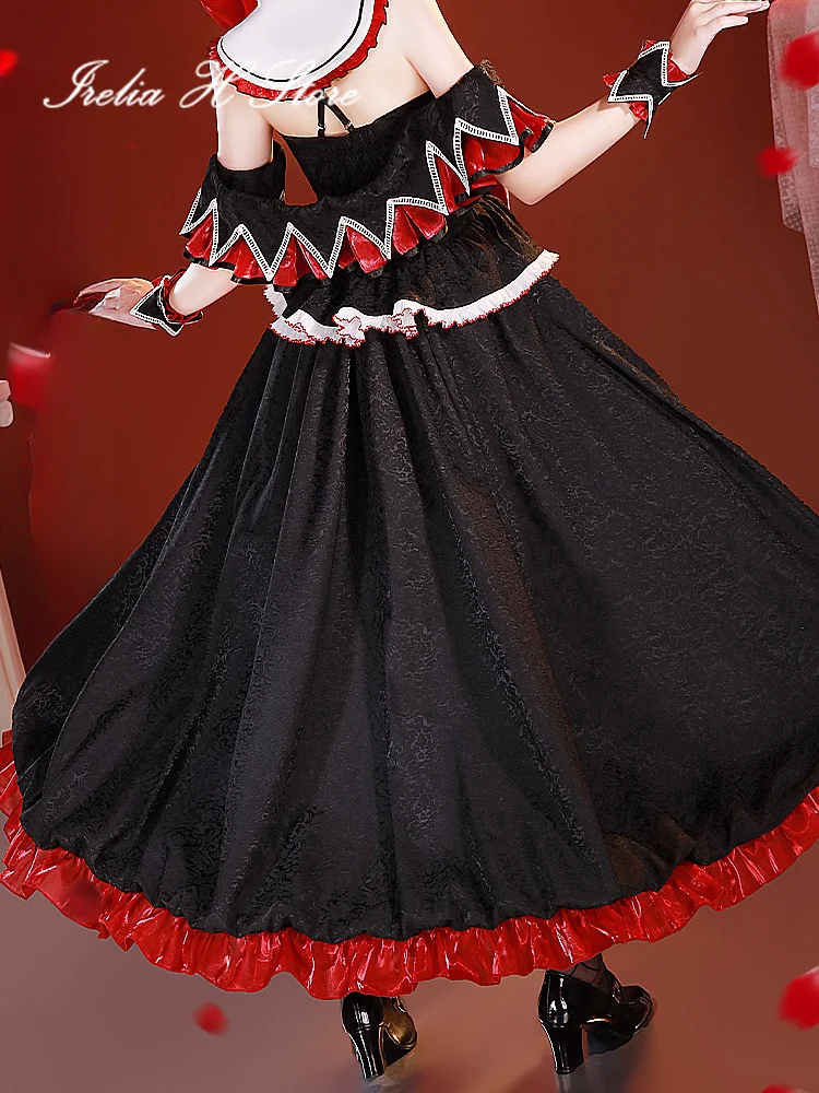 Irelia H Tokisaki Kurumi с даты костюм для косплея в прямом эфире аниме Honjou Nia платье костюмы