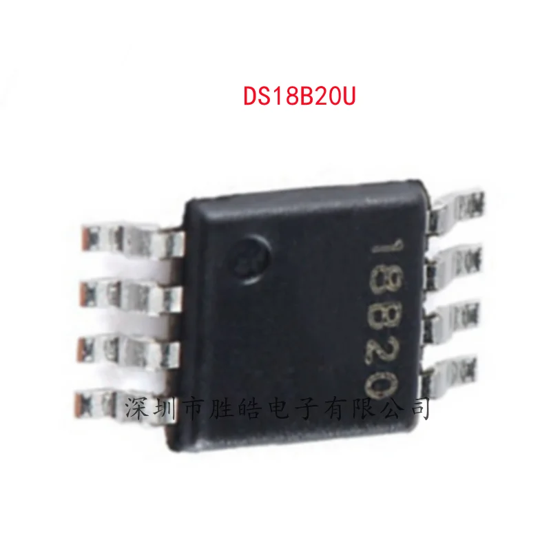 (5PCS)  NEW  DS18B20U    DS18B20  18B20  DS18B20U+T   IC  SOP-8   Integrated Circuit