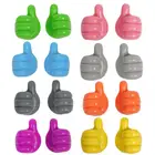 Силиконовый настенный крючок с большим пальцем, Автомобильный Кабель для передачи данных, самоклеящиеся домашние дверные настенные крючки, крючки, декоративные аксессуары для автомобиля, 1 шт.