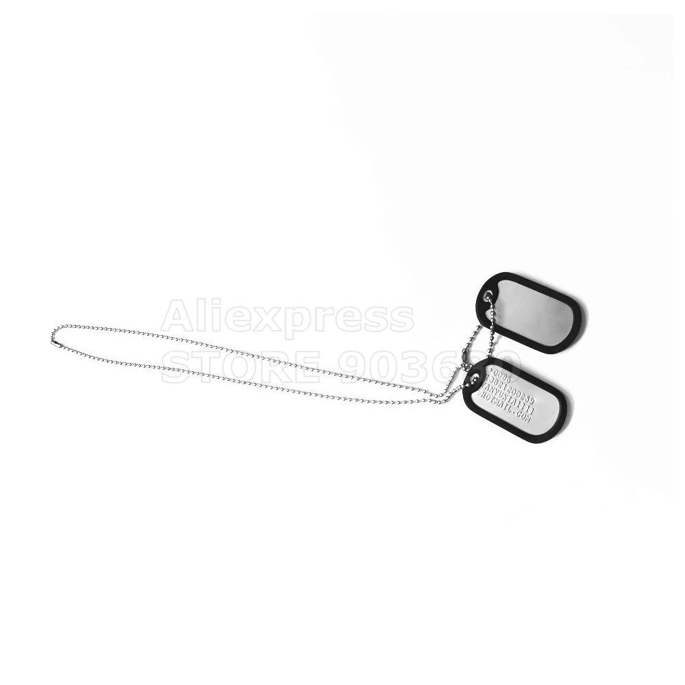 2 шт. жетоны для собак из нержавеющей стали длина 60 см 10