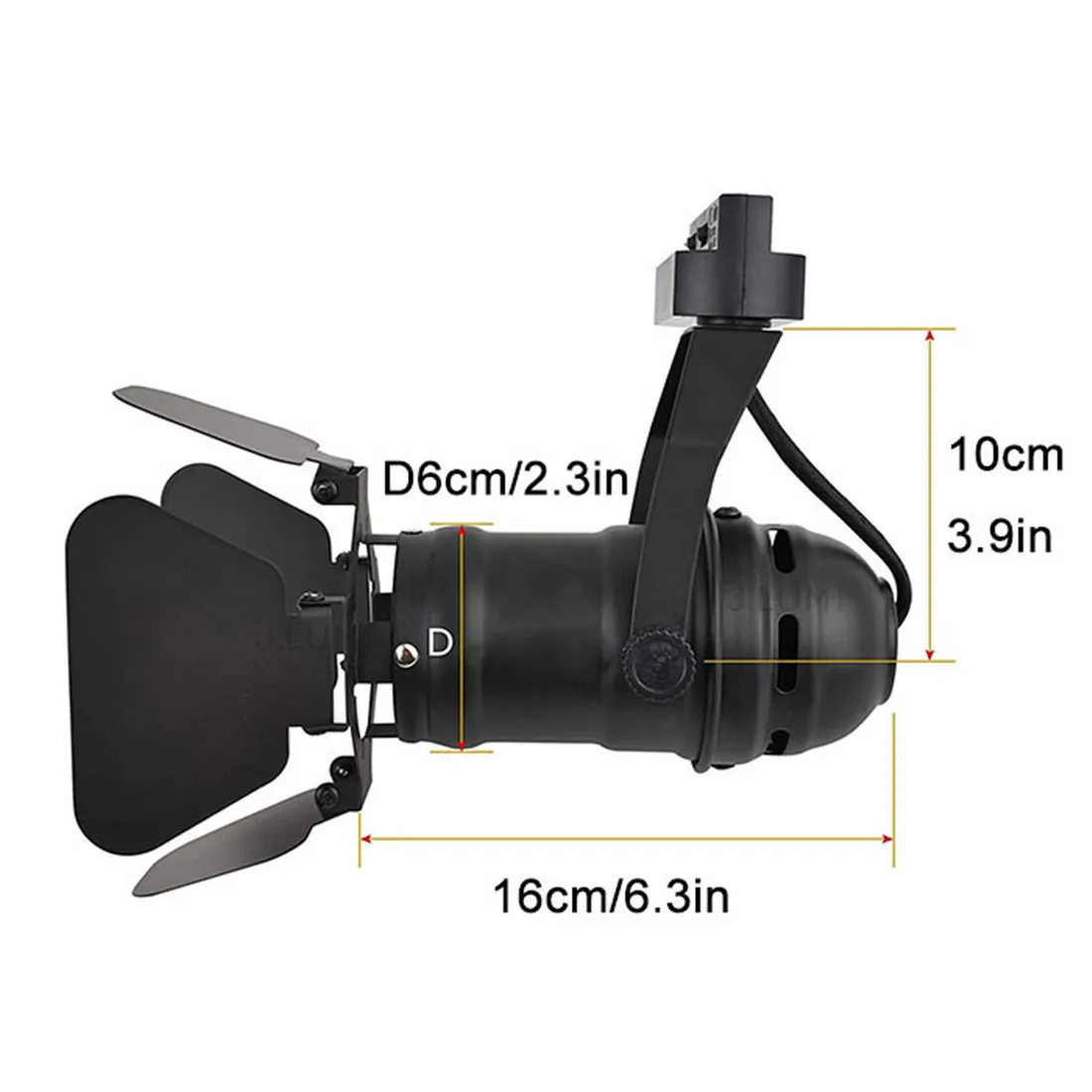 Регулируемый миниатюрный светильник для дома с рельсовым креплением