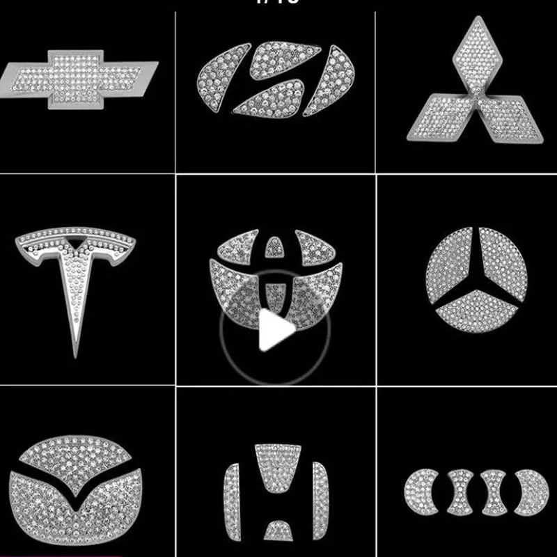 

1 шт. декоративные наклейки на руль автомобиля, декоративное кольцо на руль с бриллиантами, украшение автомобиля, подходит для различных мод...