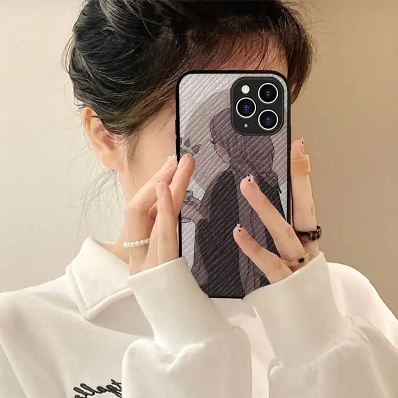 

Muslim Arabic Hijab Girl Phone Case Hard Leather Case for iPhone 11 12 13 Mini Pro Max 8 7 Plus SE 2020 X XR XS Coque