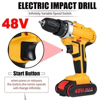 1500w multifunctional electric impact drill flat drill turning screws electric wrench household power tool