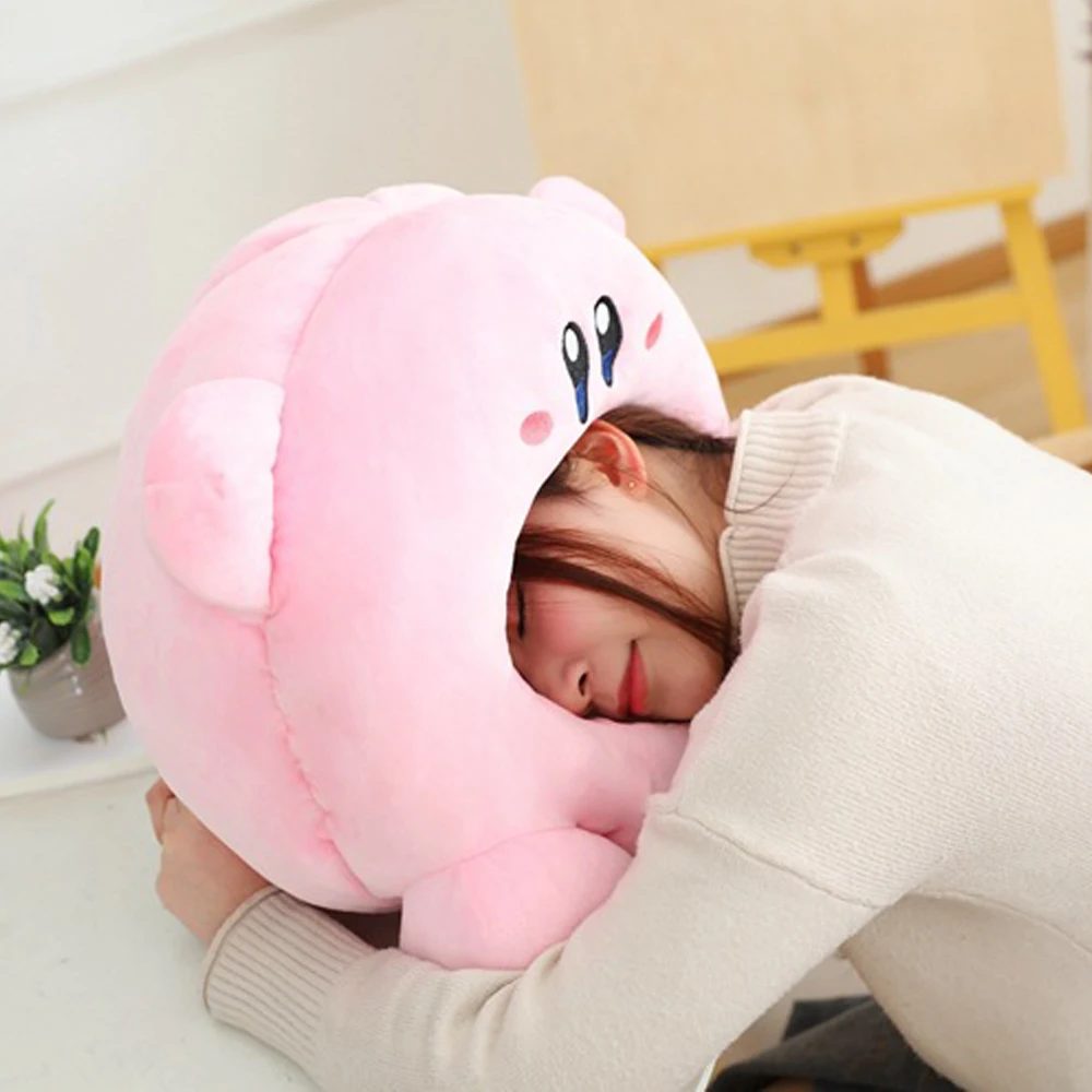 

Cartoon Animal Headgear Cosplay Pink Nap Head Covering Halloween Costume Masquerade Props Lovely Plush Headgear