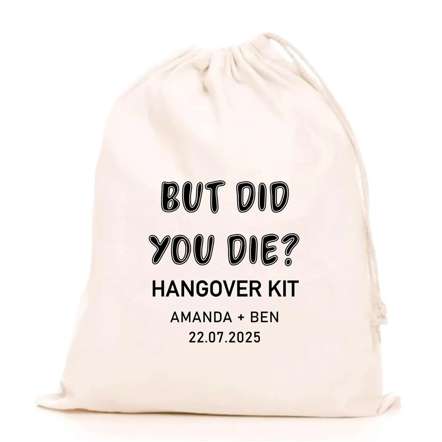 Фото Но Did You Die Hangover Kit |   Сумка для набора похмелья |   Свадебный комплект для восстановления |   Комплект для девичника |   Набор для выживания, сувениры для вечеринок,Bir №2