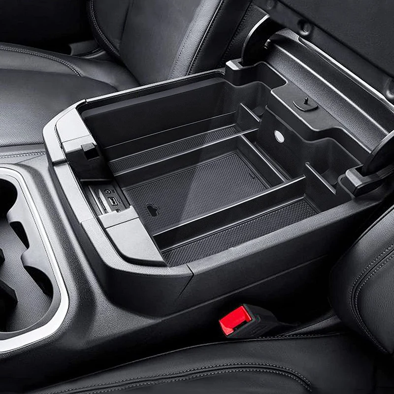 

Center Console Organizer For 2019-2022 GMC Sierra/Chevy Silverado 1500 And For 2020-2022 Sierra/Silverado 2500HD/3500HD