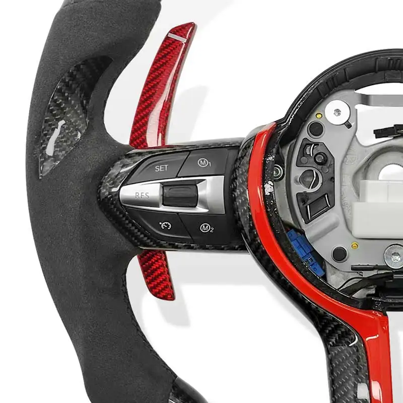 Автомобильный руль из углеродного волокна для BMW M3 M4 M5 M6 F01 F02 F06 F07 F10 F11 F12 F13 F30 F32 F80 F91