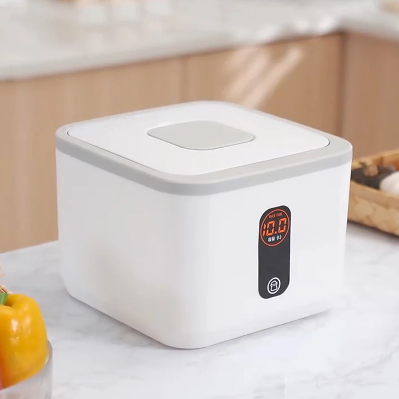 

15/10kg moisture-proof and insect-proof rice box sealed household pet food storage box automatic grain storage bucket