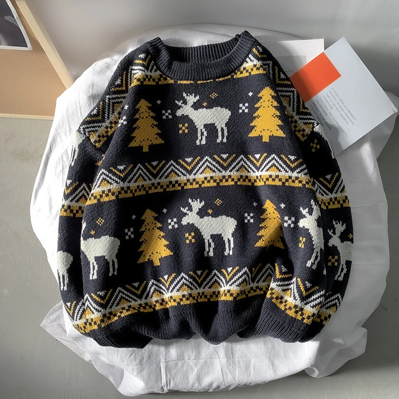 

Мужской облегающий свитер в полоску, повседневный трикотажный пуловер с круглым вырезом, размеры XXL, E128, осень 2023