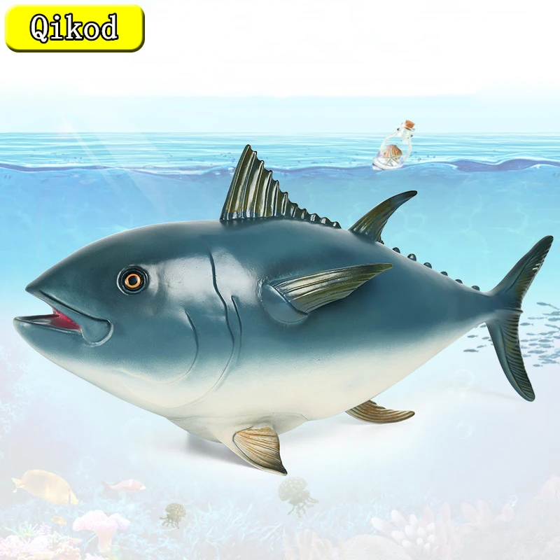 Big Size Ocean Sea Life Tuna Figurines Action Figures Collection Marine Animals Educational Toys for Children