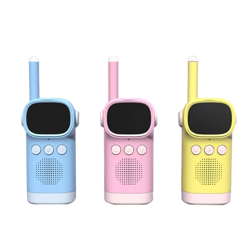 

Cute Cartoon Wireless Walkie Talkies for Kids 2 Way Radio Toy Parents-Child Gift Fits for 1-3 Km of Intercom Distance