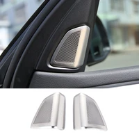 for bmw x5 f15 g05 2014 2022 stainless steel car door window tweeter audio speaker cover trim frame interior accessories
