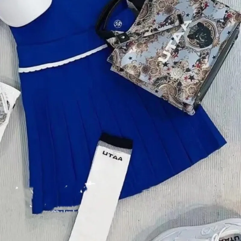 Women's Golf Short Knit Pleated Skirt