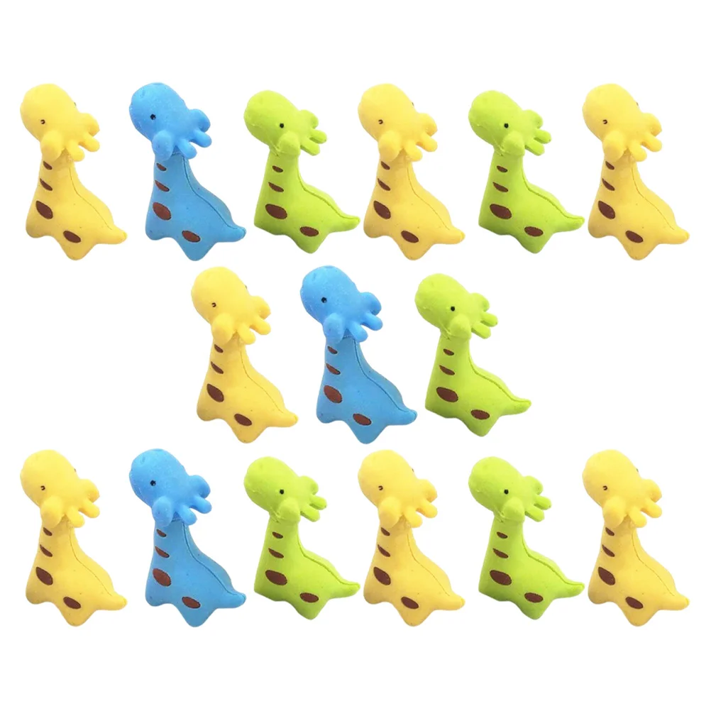 

15 Pcs Eraser Colorful Goodie Bag Stuffers Mini Animal Erasers Giraffe Prizes Kids Lovely Kindergarten Gift Detachable