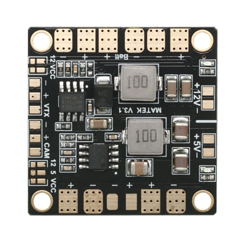 Распределительная плата PDB с BEC 5V 12V для FPV QAV250 ZMR250 Мультикоптер Квадрокоптер