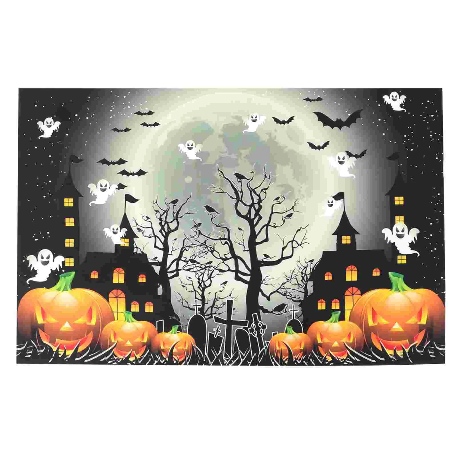 

Backdrop Backgroundphotography Photo Horrorstudio House Haunted Party Pumpkins Scary Cloth Festive Decor Layout Props Scene