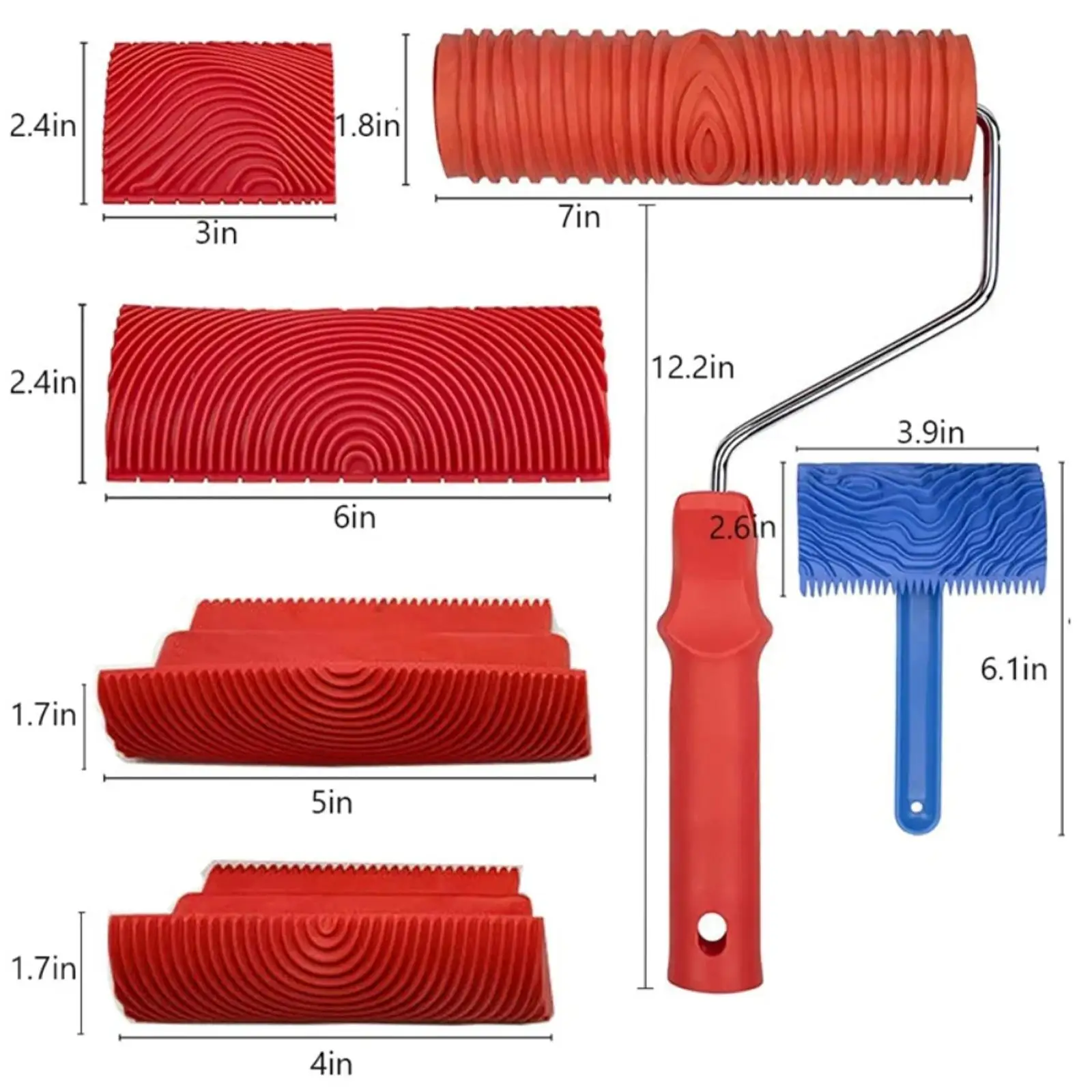 6 шт. набор инструментов для рисования древесины дизайн сделай сам инструмент под