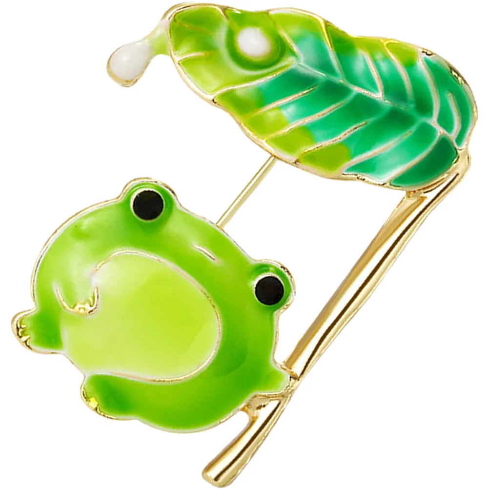 Брошь-лягушка булавка для одежды броши женский костюм воротник объемная