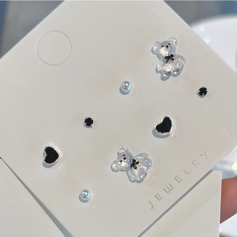 

Набор серег-гвоздиков для девочек и студентов, модные повседневные Простые геометрические серьги-гвоздики