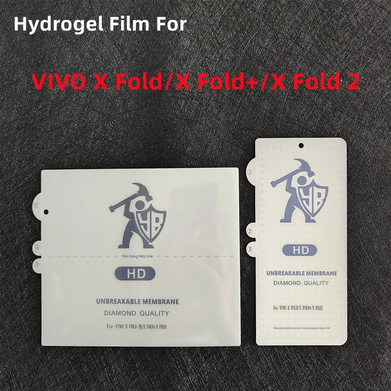 

HD Hydrogel Film For X Fold 2 Screen Protector For VIVO X Fold Plus Fold2 Clear Protective Film Unbreakable Membrane Not Glass