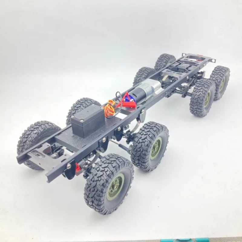 Фото 1/16 WPL 10x10 8WD RC металлическая рама шасси подходит для военных тяжелых грузовиков гусеничных машин аксессуары для модификации внедорожников №2