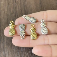 820mm alloy fruit shape pineapple pendant diy amulet bracelet necklace jewelry connector making accessories wholesale