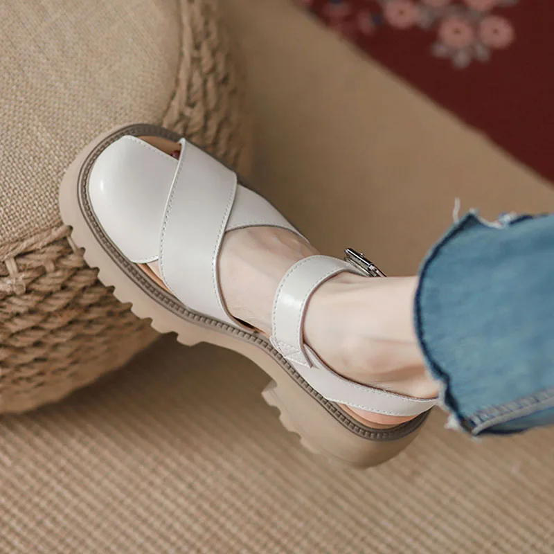 

Сандалии женские на платформе, Нескользящие босоножки в римском стиле, классические пляжные туфли, высокий каблук, лето 2022