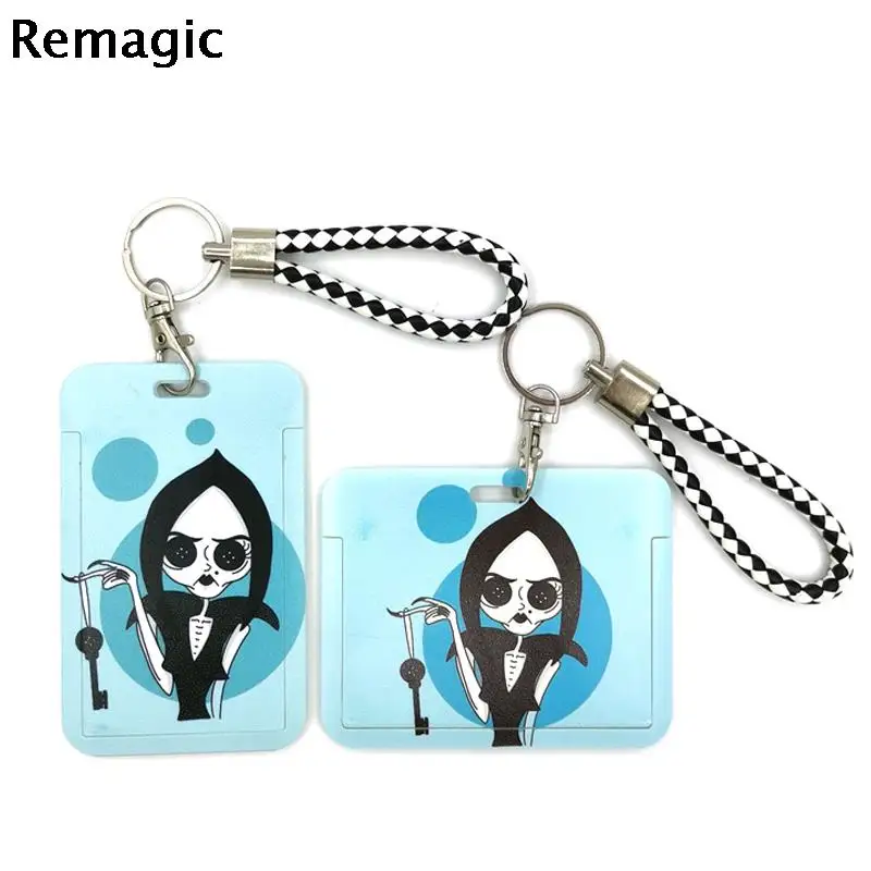 

Кошелек Coraline с персонажами ужасов для кредитных карт, держатель для удостоверения личности, Студенческая Женская дорожная Обложка для банк...