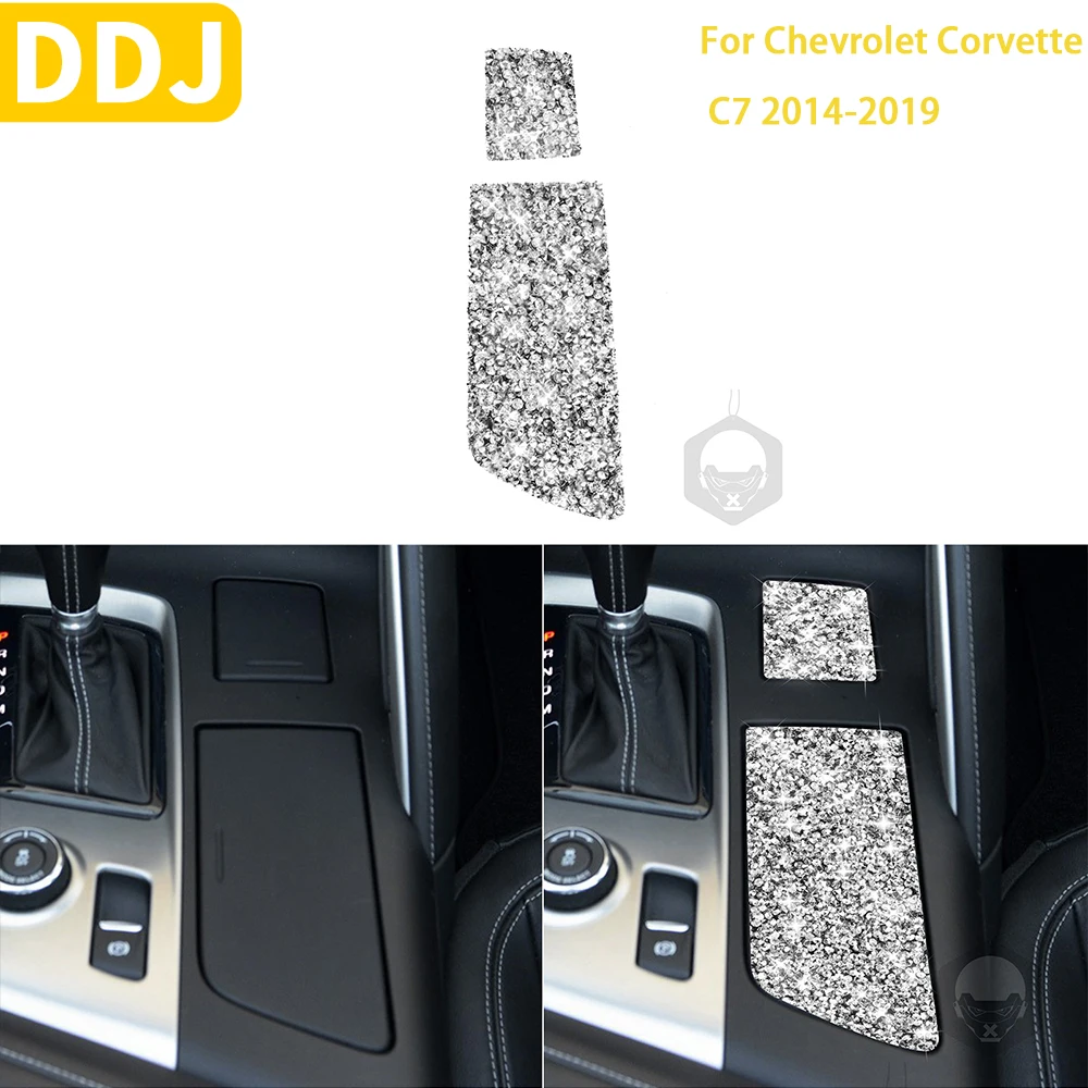 

Наклейка на крышку кукла для Chevrolet Corvette C7 2014-2019, аксессуары для автомобиля, мягкие блестящие кристаллы для женщин и девушек