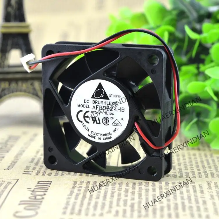 Новый 6 см AFB0624HB 6015 24 В 0.12A комплект для сборки охлаждающего вентилятора