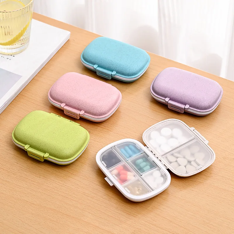 

Portable 8-cell Sealed Medicine Box Moisture-proof One Week Pill Box Packaging and Storage Box Medication Is Clear At A Glance