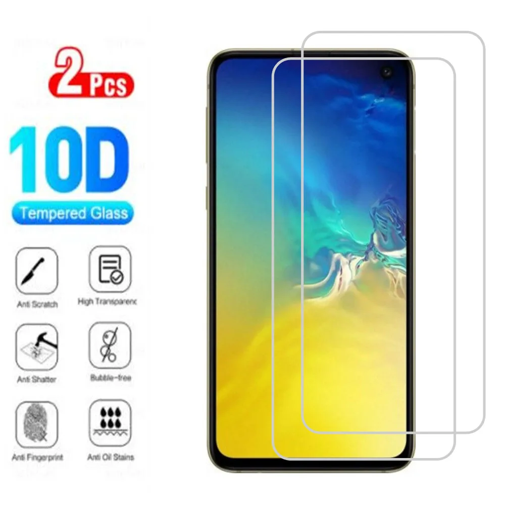 

2Pcs Original Protective Tempered Glass For Samsung Galaxy S10e 5.8" SM-G970F G970U G970W Phone Screen Protector Cover Film