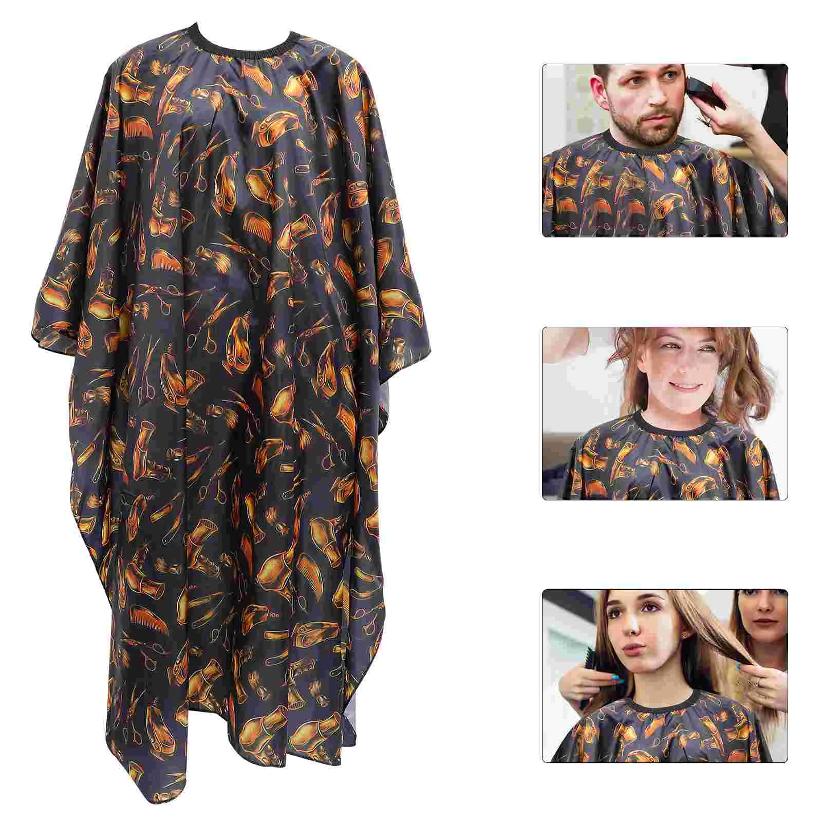 

1pc Hairdressing Cape Printed Hairdressing Cape Hair Cutting Cape Salon Apron for Barber Hair Salon