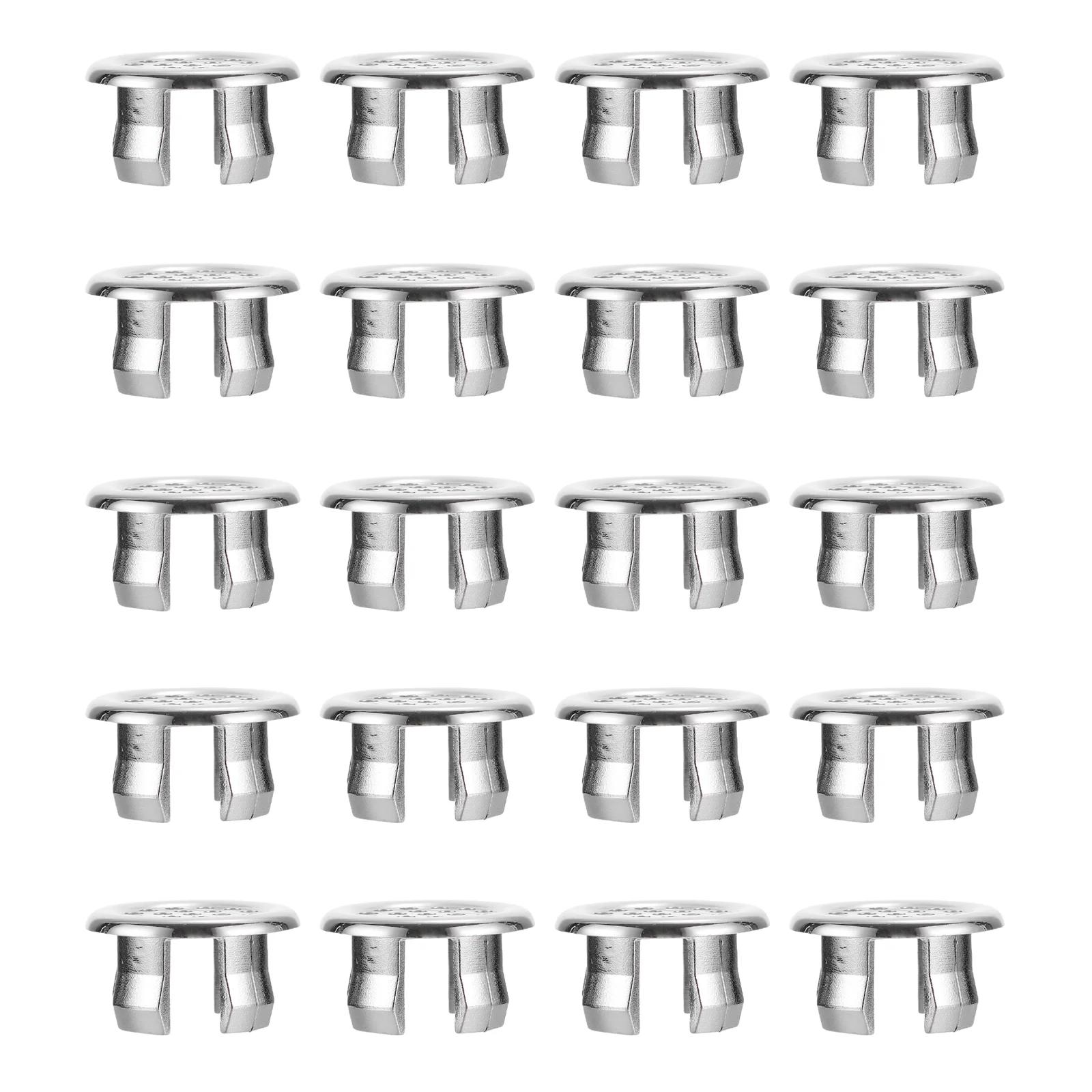 

20pcs Bathroom Sink Basin Overflow Cover Replacement Sink Basin Overflow Ring